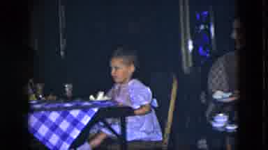 Cleveland Ohio (1951): The Little Childs Are Eating In The Dining Table Is The