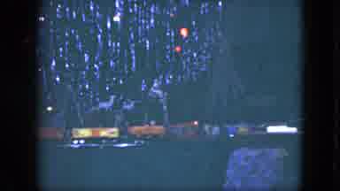 Cleveland Ohio (1951): Model Train That Runs On Tracks Under A Decorated Revolving