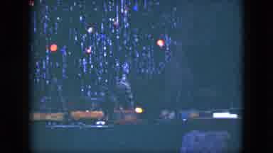 Cleveland Ohio (1951): Two Adorable Model Trains Running Below A Decorated