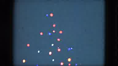 Cleveland Ohio (1951): Bulb Tree Lit For The Holiday