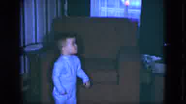 Cleveland Ohio (1951): A Little Boy Watching Someone They Need Something