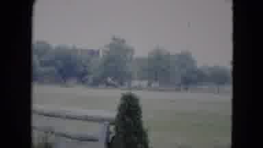 Cleveland Ohio (1951): A Person Rides A Horse And Then A Person Is Being Pulled By