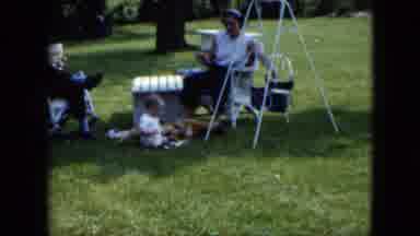 Cleveland Ohio (1951): Outside Enjoying The Nice Day With The Mother And Baby