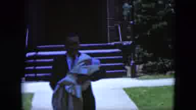 Cleveland Ohio (1951): Walking With A Baby