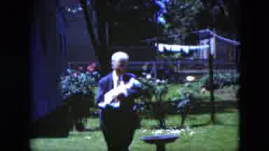 Cleveland Ohio (1951): Sweet Older Man In A Suit Holding A Tiny Baby Girl As He