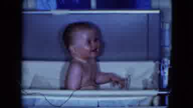 Cleveland Ohio (1951): The Mother Plays With The Baby And The Child Laughs