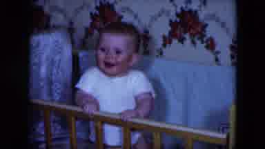 Cleveland Ohio (1951): The Cute Little Baby Was Laughing And Dancing With The Legs
