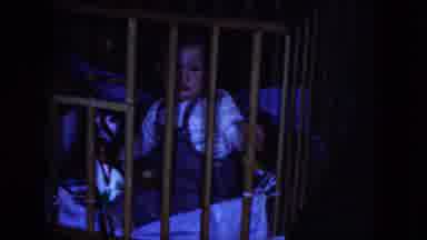 Cleveland Ohio (1951): Baby Has Just Awoken From There Nap And Is Leaning On Crib