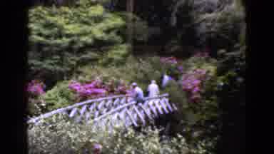 Florida USA (1952): People Walking Through A Monumental Trail