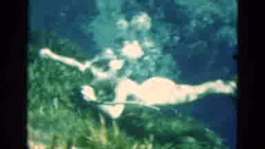 Florida USA (1952): Testing My Ability To Stay Under Water Without My Snorkel Gear