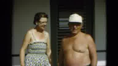Quebec Canada (1952): Couple In The Sun