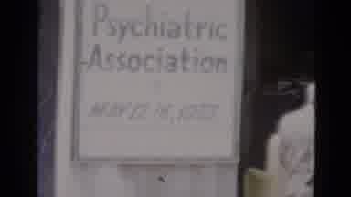 Quebec Canada (1952): Blue And White Psychiatric Association Welcome Sign On A