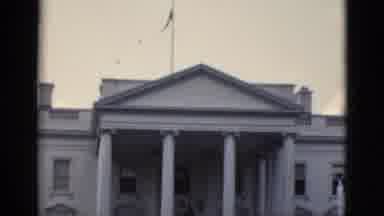 Washington DC USA (1952): Footage Of The Water Fountains Outside Of What Appears