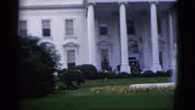 Washington DC USA (1952): Fancy White House With Green Front Lawn