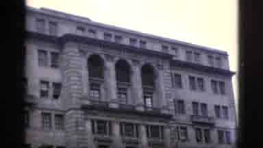 Washington DC USA (1952): Old Style Architecture In The Grey Four Story Building