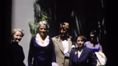 Washington DC USA (1952): A Large Family Is Standing At A Place And Taking