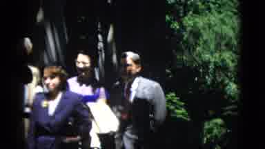 Washington DC USA (1952): People Dressed In Purple And Tan Pose Group Picture On A