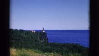 Quebec Canada-1952: Old Footages Of Nature Showing A Waterfall In A Lush Forest