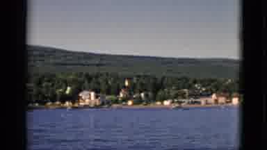 Quebec Canada (1952): Beautiful View Of The Surrounding Water Area With Beautiful