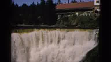 Quebec Canada (1952): Amazing Cascading Waterfall That Can Be Watched From A