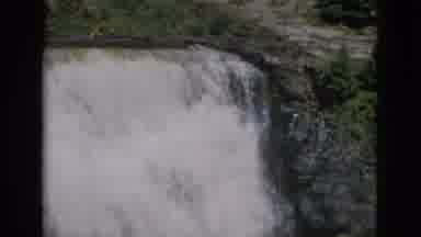 Quebec Canada (1952): Beautiful Waterfall On A Gorgeous Day In Nature Must Watch