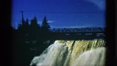 Quebec Canada (1952): The Flow Of Water Under The Canopy Is Rapidly Increasing