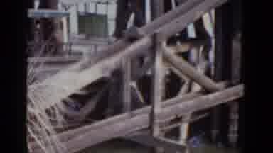 New Orleans USA (1952): A Wooden Fixture Near Water On A Nice Day