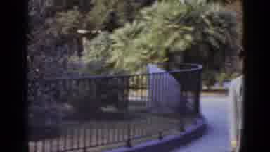 New Orleans USA (1952): There Is A Sculpture Near A Woman Standing Somewhere And