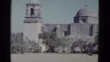 New Orleans USA (1952): View Of A Very Old Stone Building Surrounded By A Grass