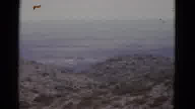 Utah USA (1952): Camera Panning Across A Scenic View Of The Edge Of Mountains And