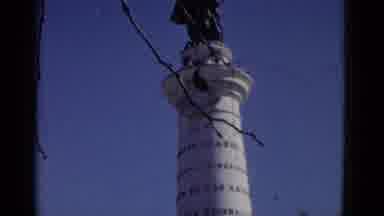 Utah USA (1952): A View Of Monumental Statues And Buildings