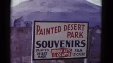 Arizona USA (1952): A Vast Desert Landscape With A Souvenir Shop Sign Advertising