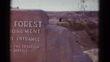 Arizona USA (1952): Nature Park With Some Canyons Is Presented By An