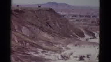 Arizona USA (1952): A View Of A Valley Or Canyon From Left To Right