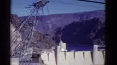 California USA (1952): Birds Eye View Of Hoover Dam The World's Highest At 727