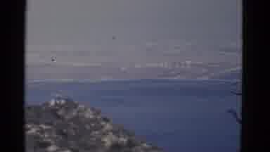 California USA (1952): Panoramic View Of Beautiful Bay With Well Maintained Nature