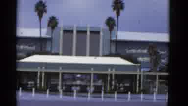 California USA (1952): The Grounds Are Bare Without Persons But The Place Is