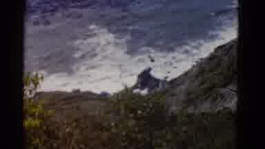 California USA (1952): I'm Always Will Be Hanging From The Edge Of A Cliff