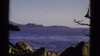 San Francisco California (1952): View Of Mountain Against Blue Sky And Ocean On A