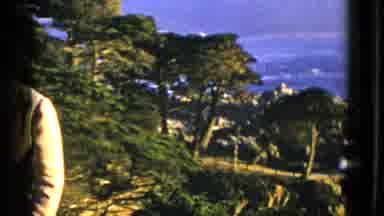 San Francisco California (1952): View From The Top Of A Mountain Overlooking The
