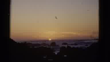 San Francisco California (1952): Sun Setting Time Lapse Video Movie Dusk Taken