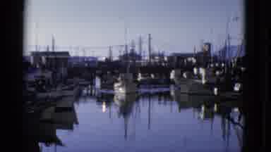 San Francisco California (1952): Small Boat Entering Dock On Still Waters In The