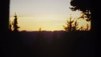 San Francisco California (1953): Poor Quality Shot Of What Appears To Be Sunset Or