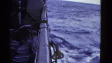 San Francisco California (1953): Rushing Waves Lapping Against The Side Of The