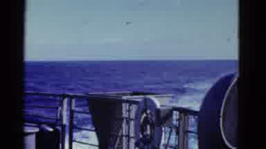 San Francisco California (1953): Camera Pans Across The Boat To Show A Man In