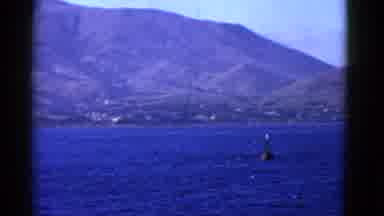 San Francisco California (1953): Beautiful Massive Island As Seen From A Boat