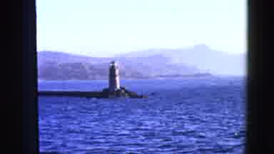 San Francisco California (1953): Amazing View Of A Operational Lighthouse And Road