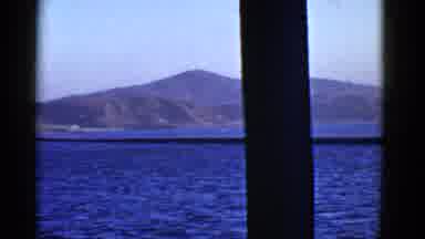 San Francisco California (1953): View Of Mountain Against Blue Sky And Ocean On A