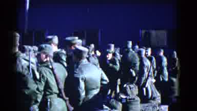 San Francisco California (1953): A Group Of Army Men Gathered Together At Their