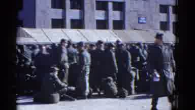 San Francisco California (1953): Massive Group Of Military Soldiers Standing